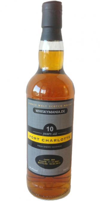 Port Charlotte 2001 Wm.de Private Cask Bottling