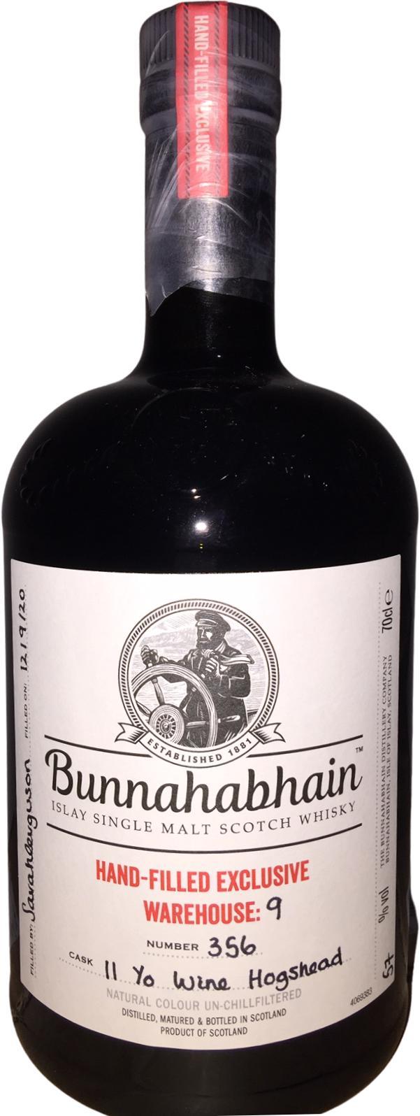 Bunnahabhain 11-year-old Warehouse 9 - Hand-Filled Exclusive