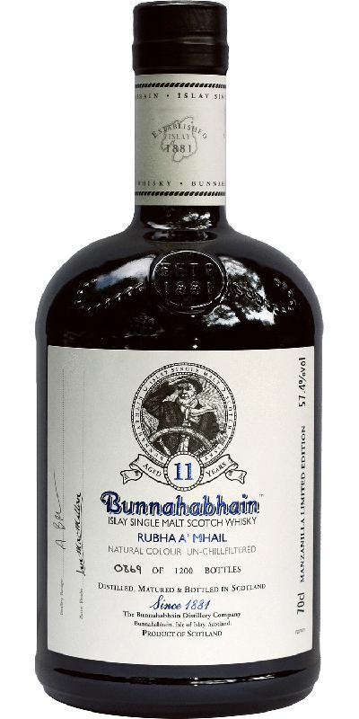 Bunnahabhain 11-year-old Rubha A' Mhail
