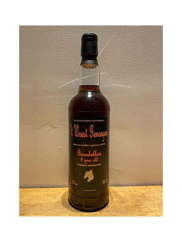 Bunnahabhain 2001 Clubbottling 't Woest Genoegen