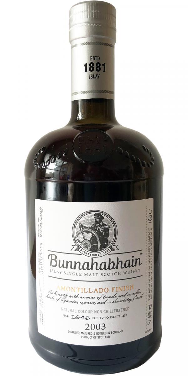 Bunnahabhain 2003 Amontillado Finish