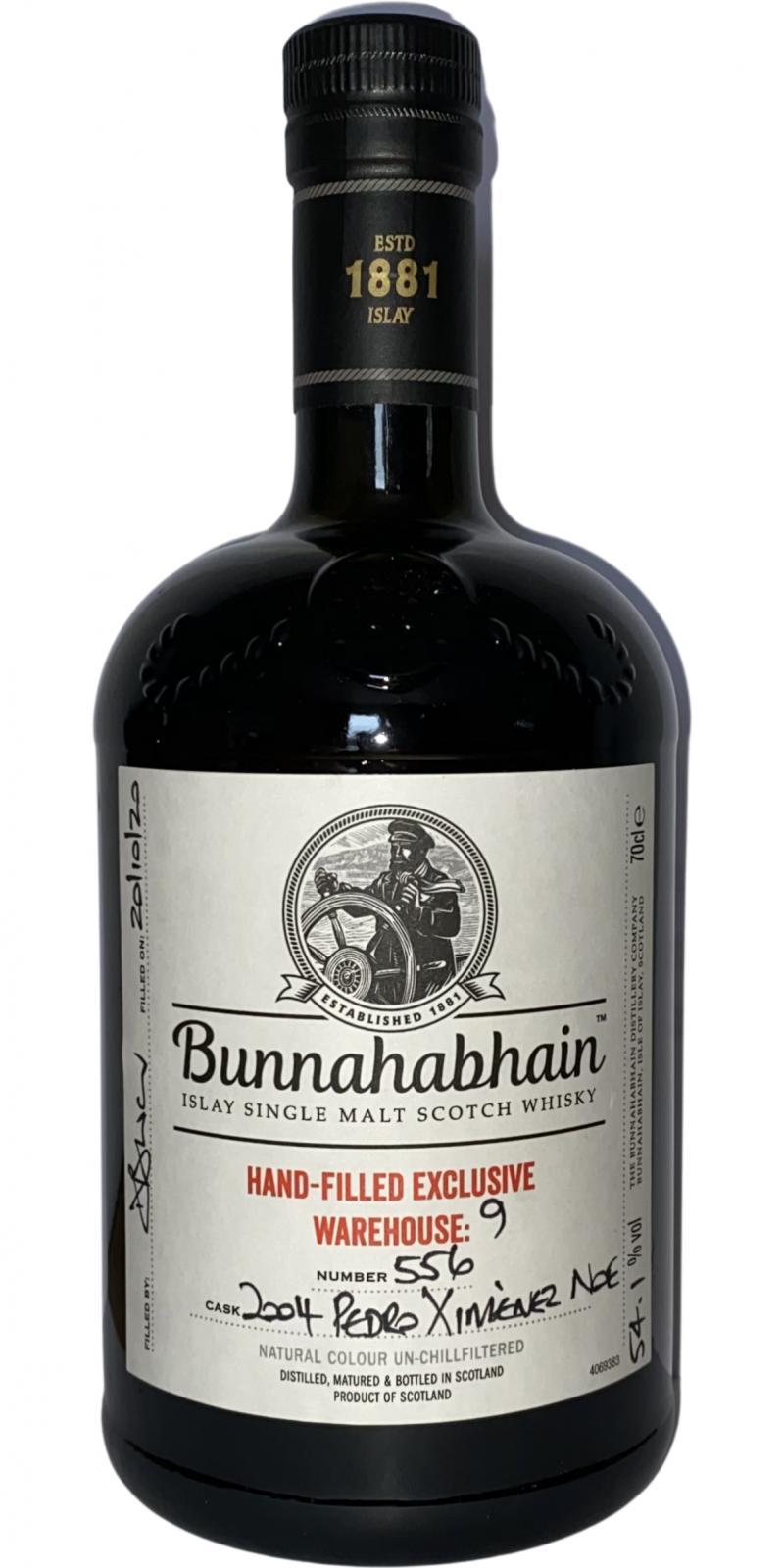 Bunnahabhain 2004 Warehouse 9 - Hand-Filled Exclusive