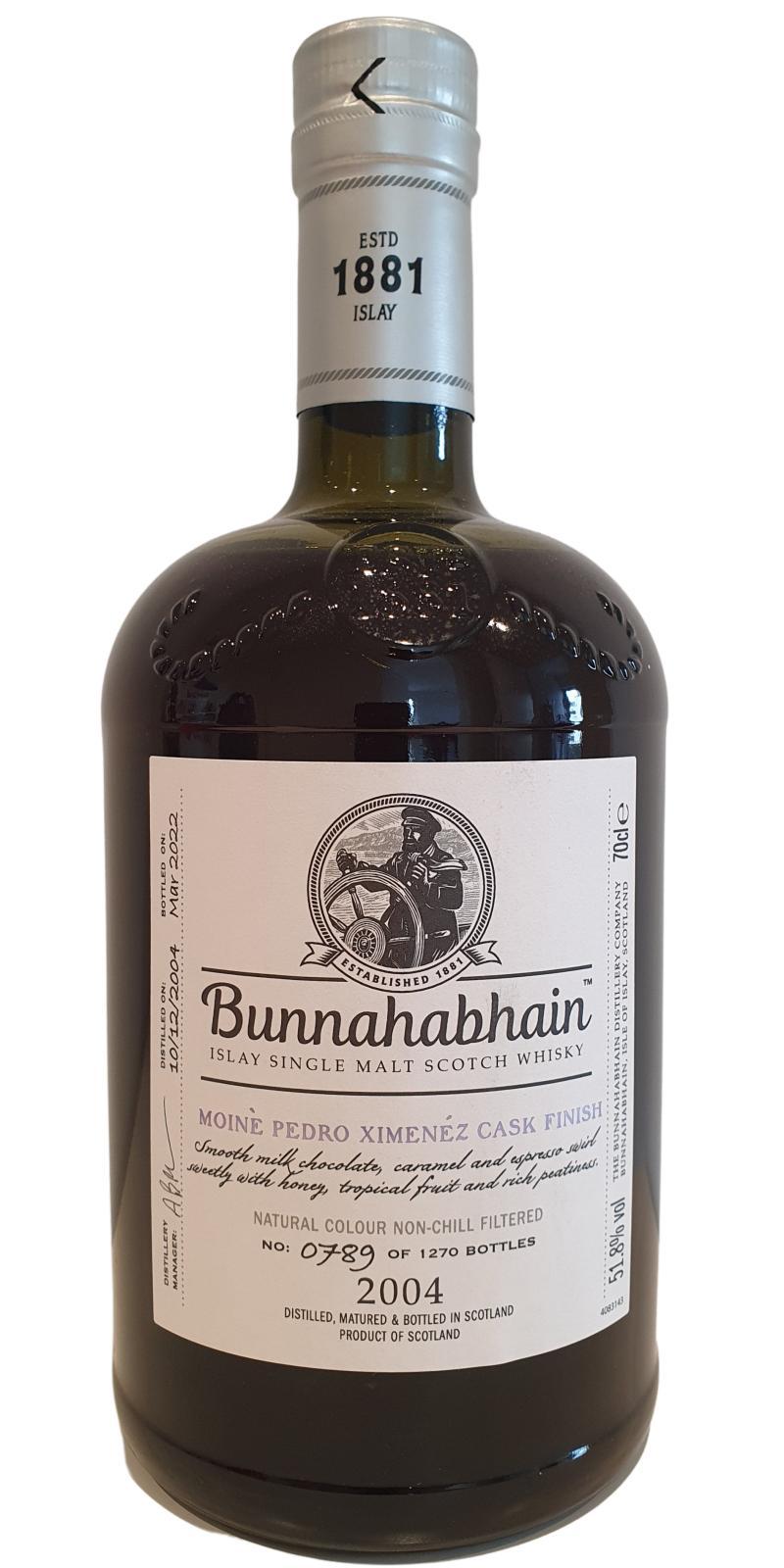 Bunnahabhain 2004 Distillery Exclusive Bottling