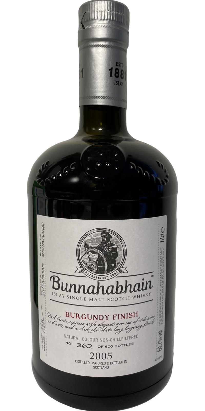 Bunnahabhain 2005 Burgundy Finish