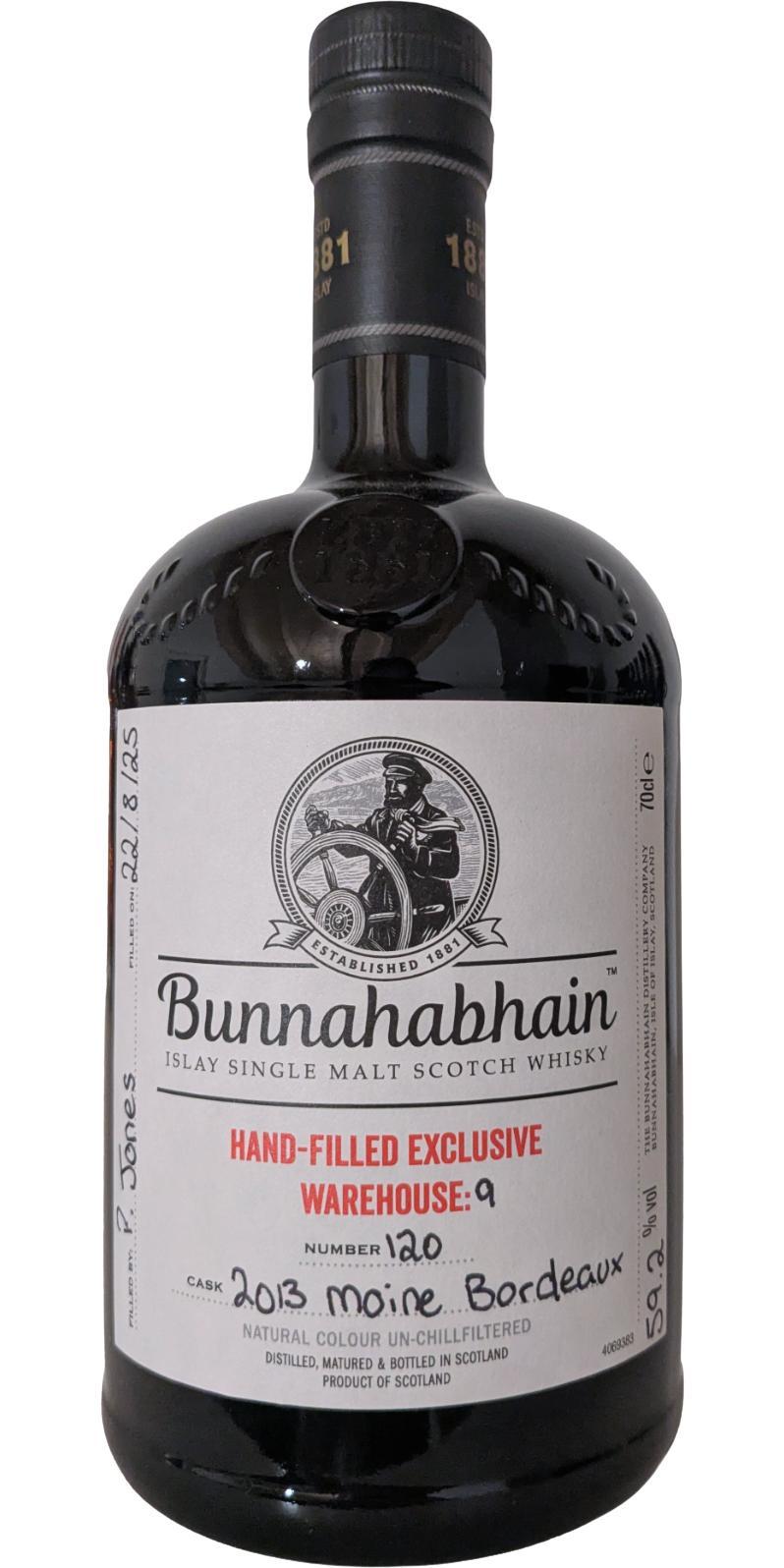 Bunnahabhain 2013 Mòine Warehouse 9 - Hand-Filled Exclusive