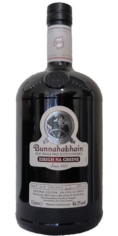 Bunnahabhain Eirigh Na Greine Limited Edition