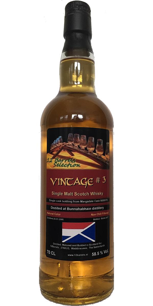 Bunnahabhain 2005 12B Vintage #3