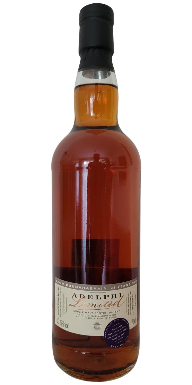 Bunnahabhain 1998 AD Limited