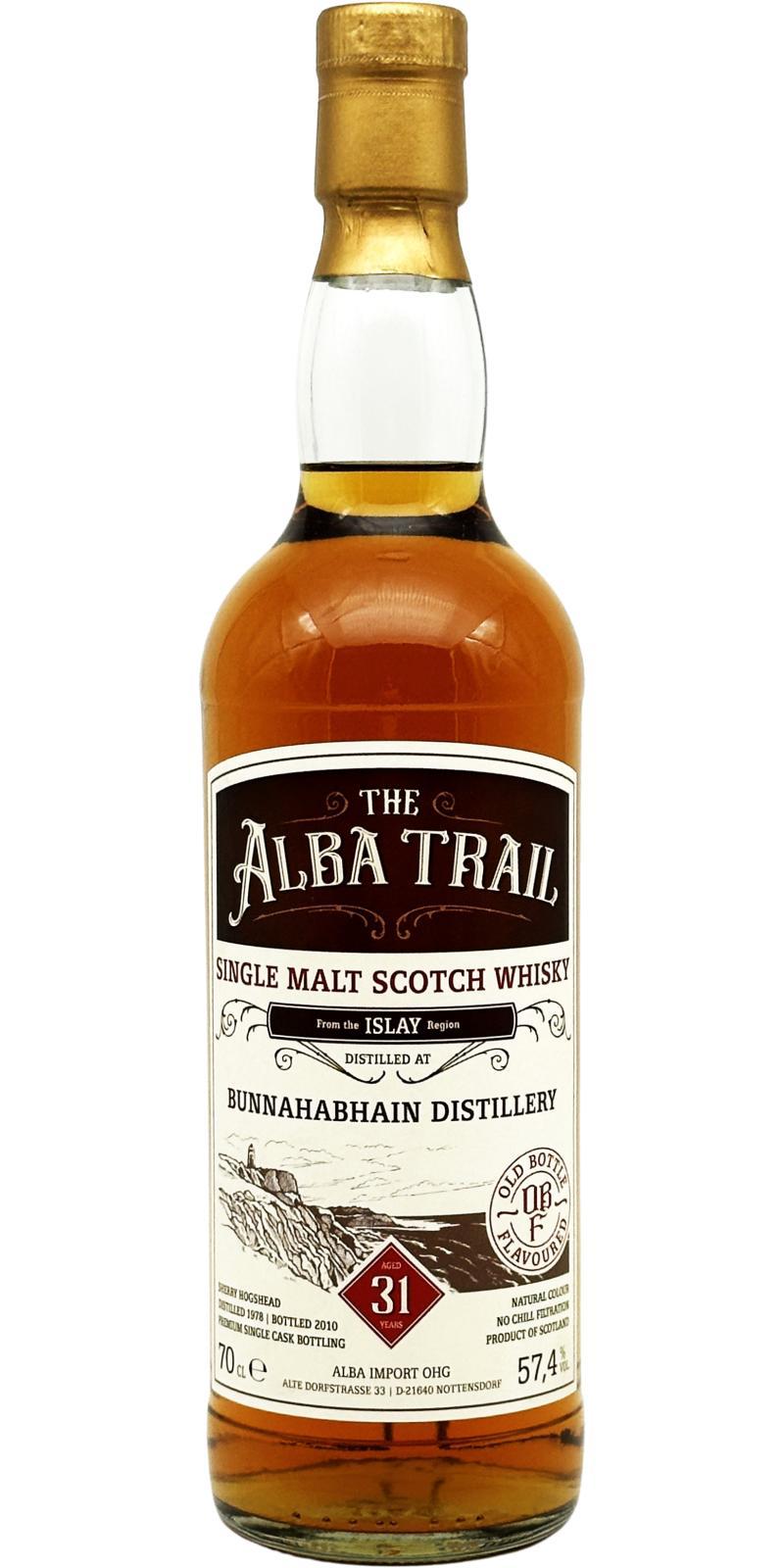 Bunnahabhain 1978 AI The Alba Trail