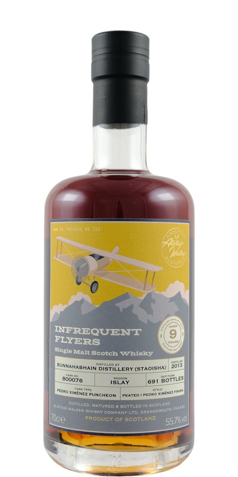 Bunnahabhain 2013 AWWC Infrequent Flyers