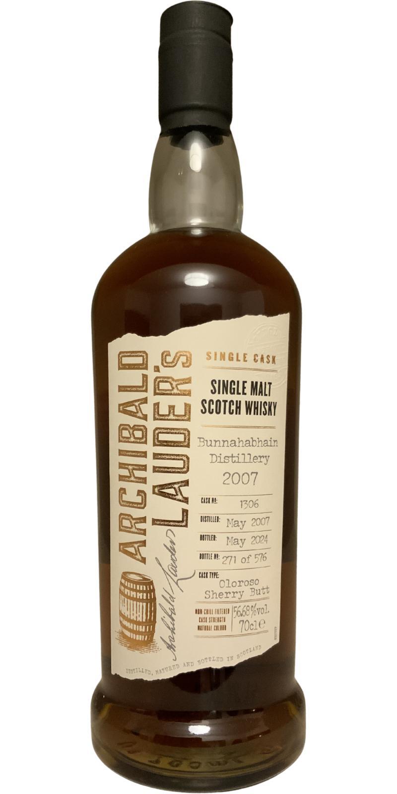 Bunnahabhain 2007 AL&C Single Cask