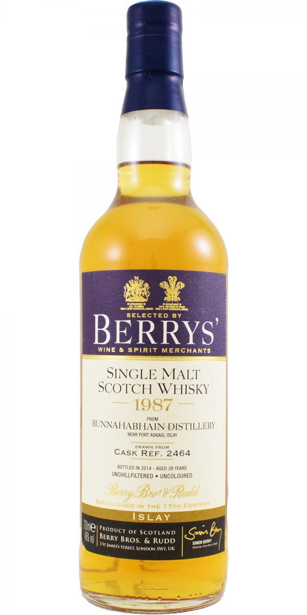 Bunnahabhain 1987 BR Berrys'
