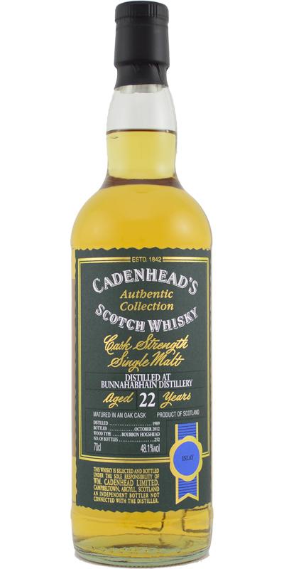 Bunnahabhain 1989 CA Authentic Collection