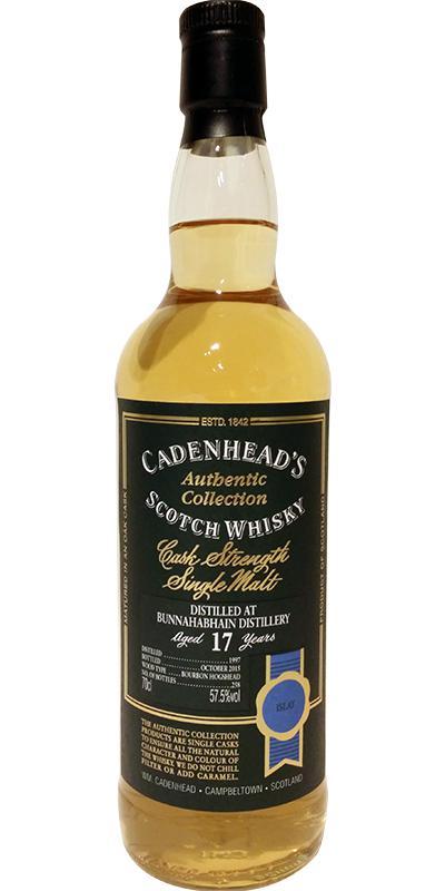 Bunnahabhain 1997 CA Authentic Collection