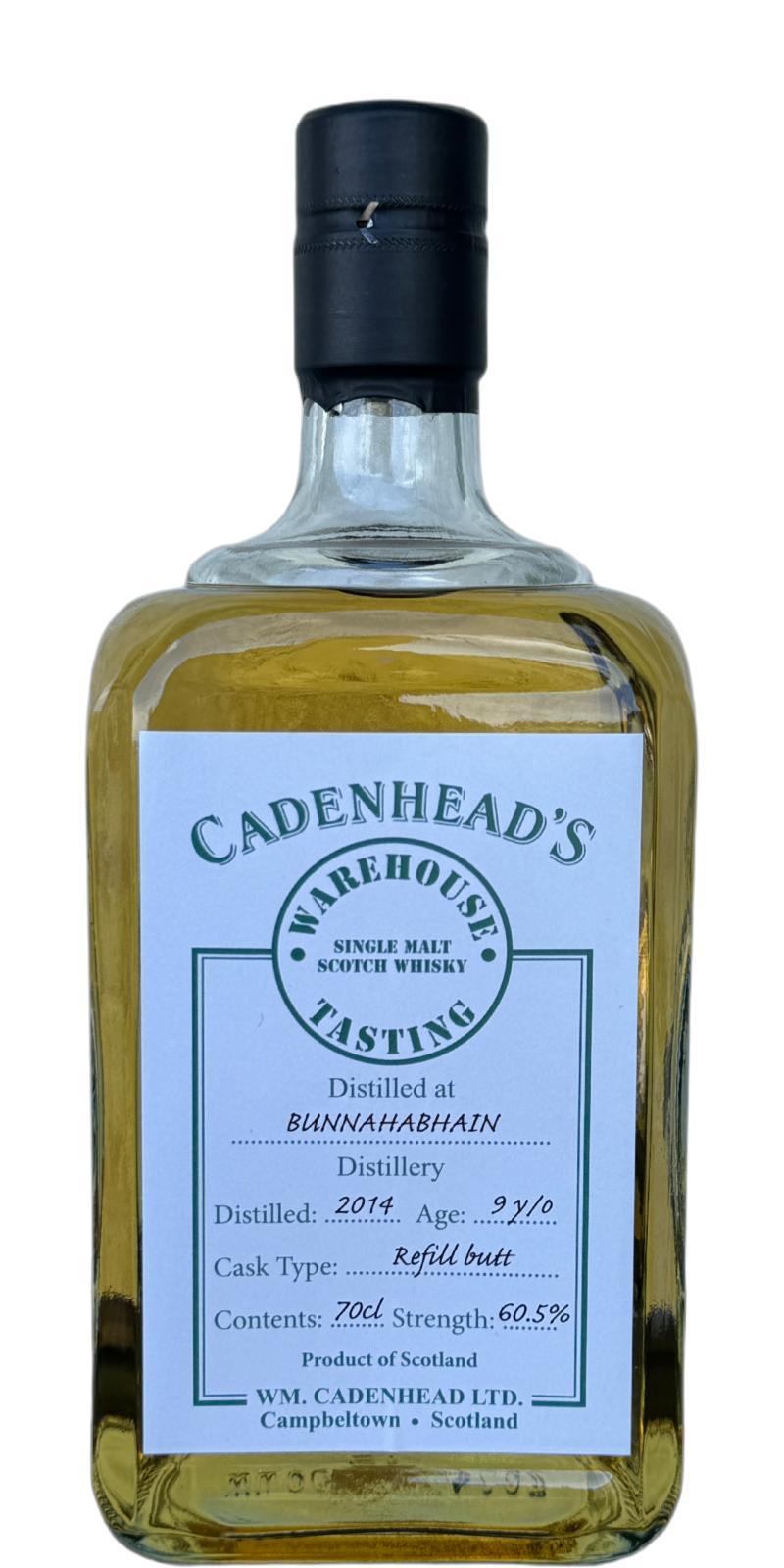 Bunnahabhain 2014 CA Warehouse Tasting