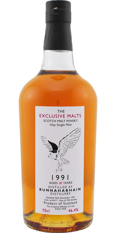 Bunnahabhain 1991 CWC The Exclusive Malts