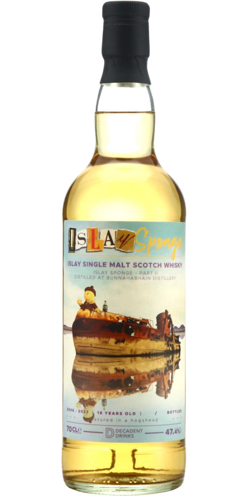 Bunnahabhain 2006 DeDr - Moine Islay Sponge