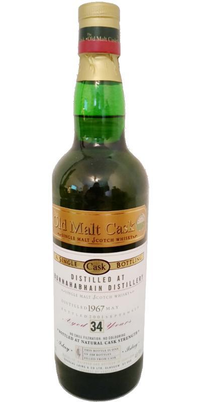 Bunnahabhain 1967 DL The Old Malt Cask