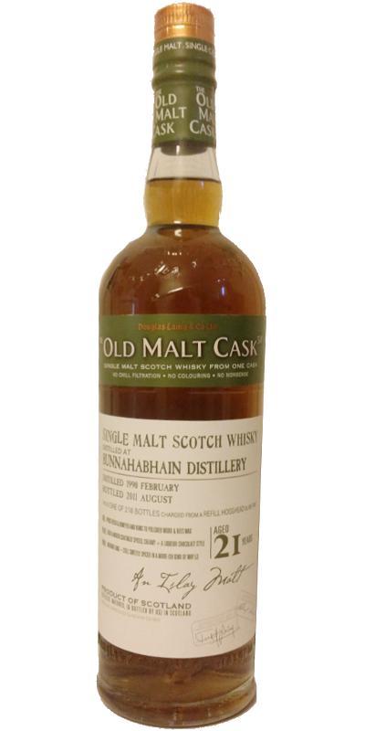 Bunnahabhain 1990 DL The Old Malt Cask