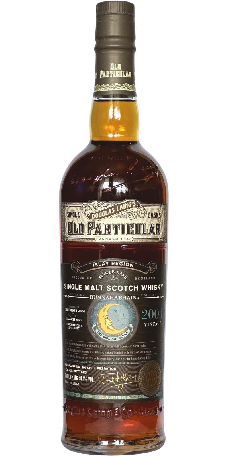 Bunnahabhain 2004 DL Old Particular - The Midnight Series