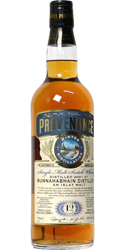 Bunnahabhain 2001 McG McGibbon's Provenance