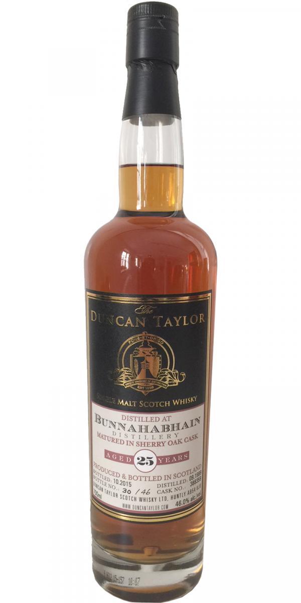 Bunnahabhain 1989 DT The Duncan Taylor