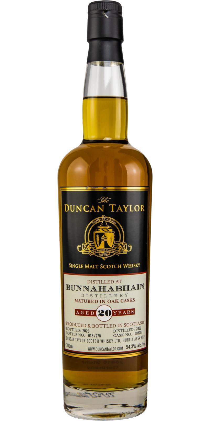 Bunnahabhain 2002 DT