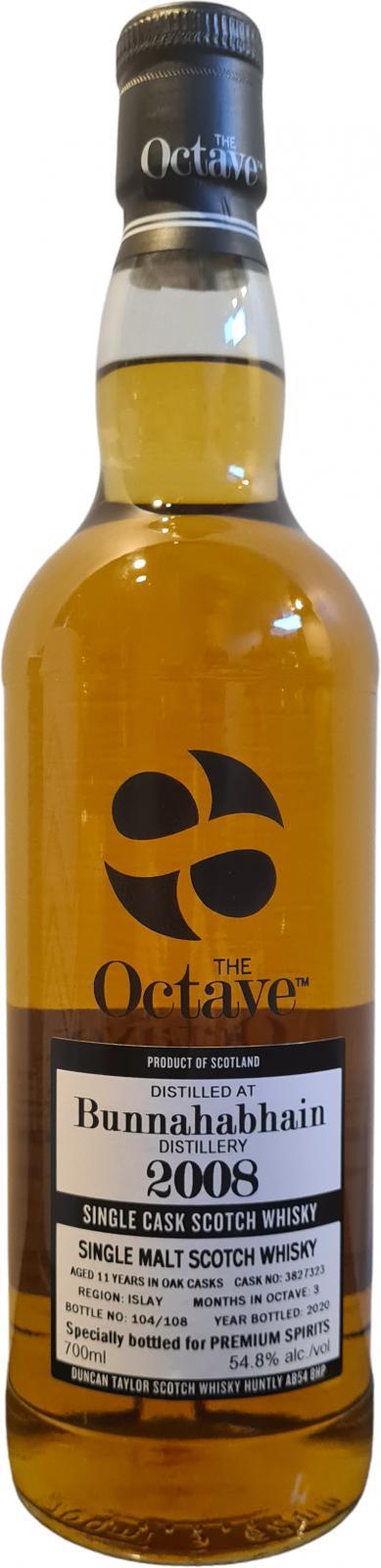 Bunnahabhain 2008 DT The Octave - Cask Strength
