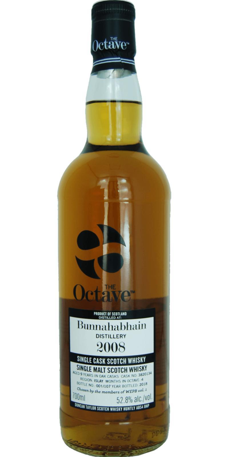 Bunnahabhain 2008 DT The Octave