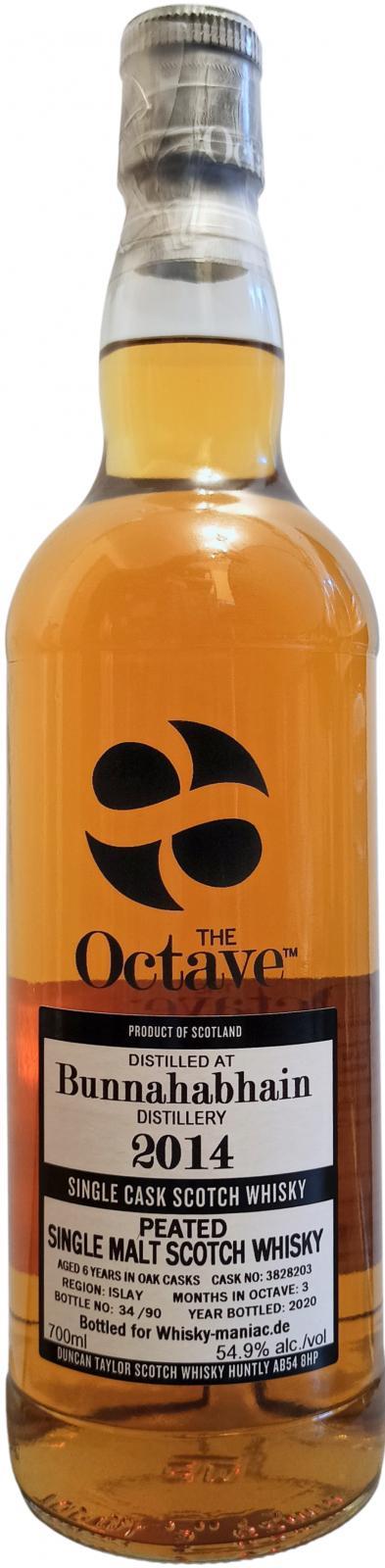 Bunnahabhain 2014 DT The Octave