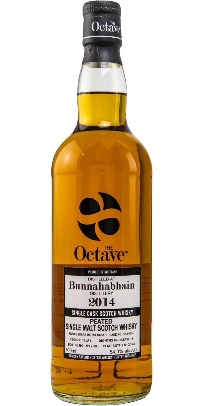 Bunnahabhain 2014 DT The Octave - Peated