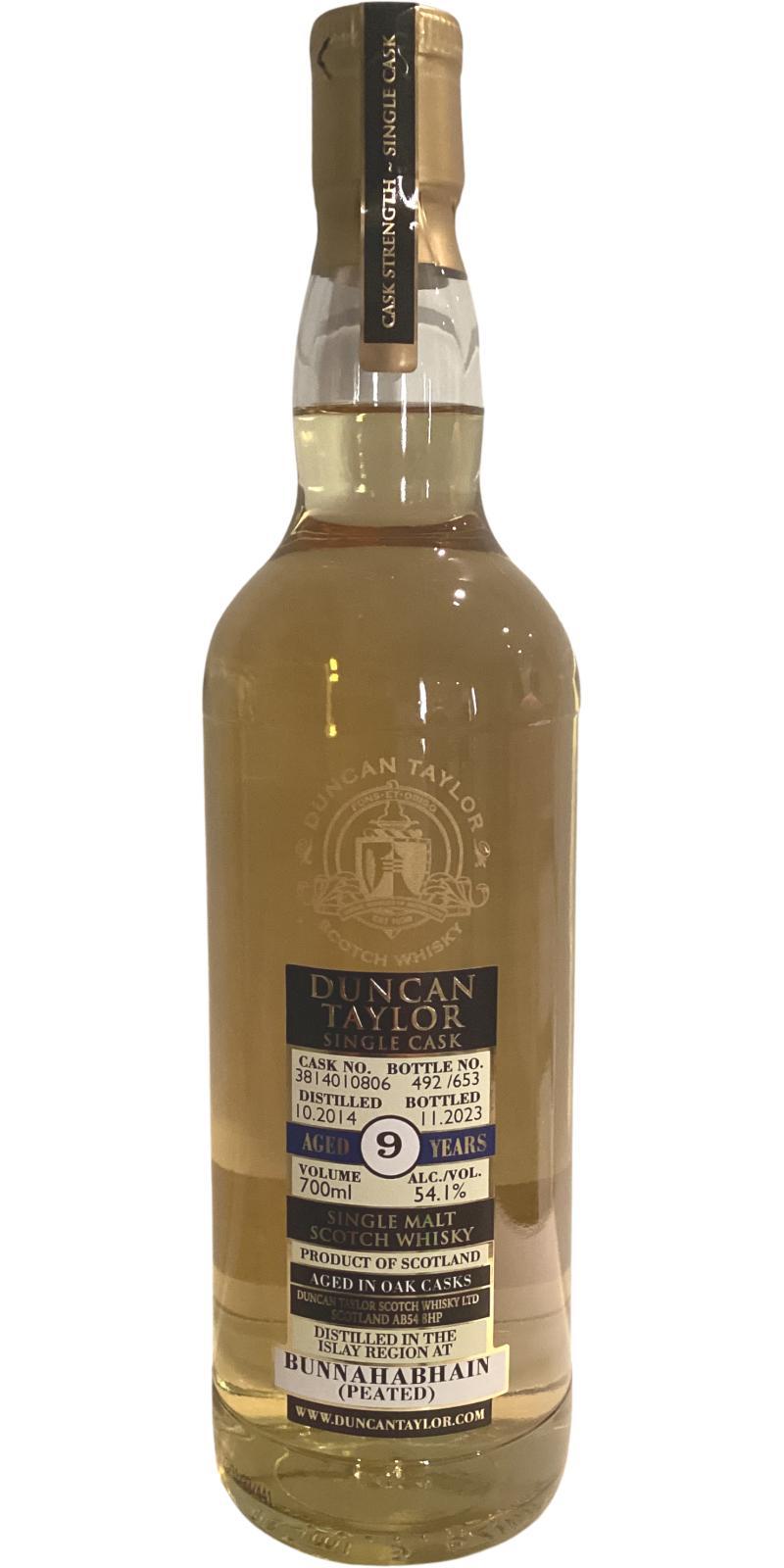 Bunnahabhain 2014 DT Single Cask