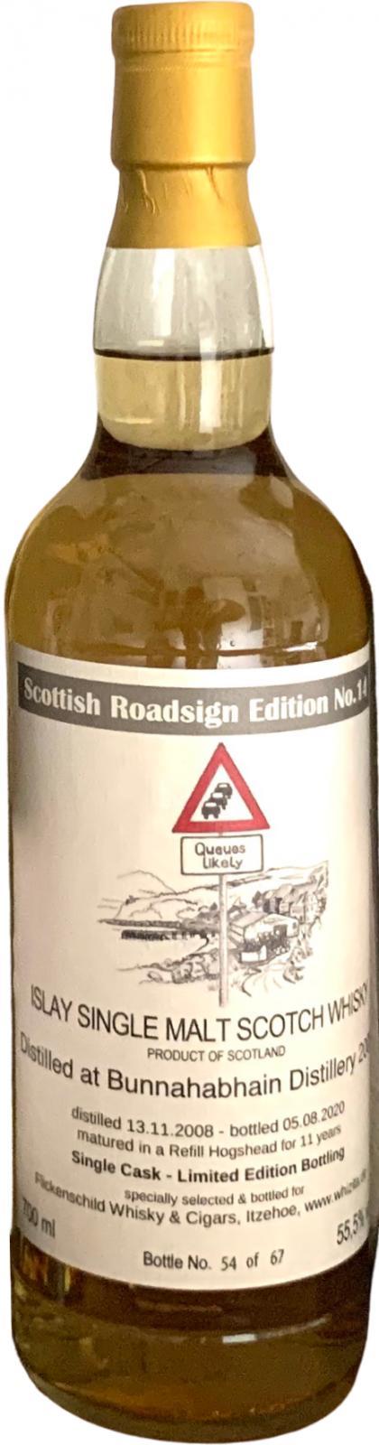 Bunnahabhain 2008 Fs Scottish Roadsign Edition No. 14