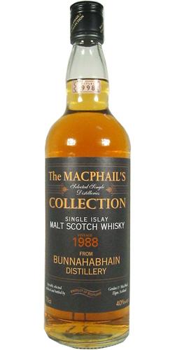 Bunnahabhain 1988 GM The MacPhail's Collection