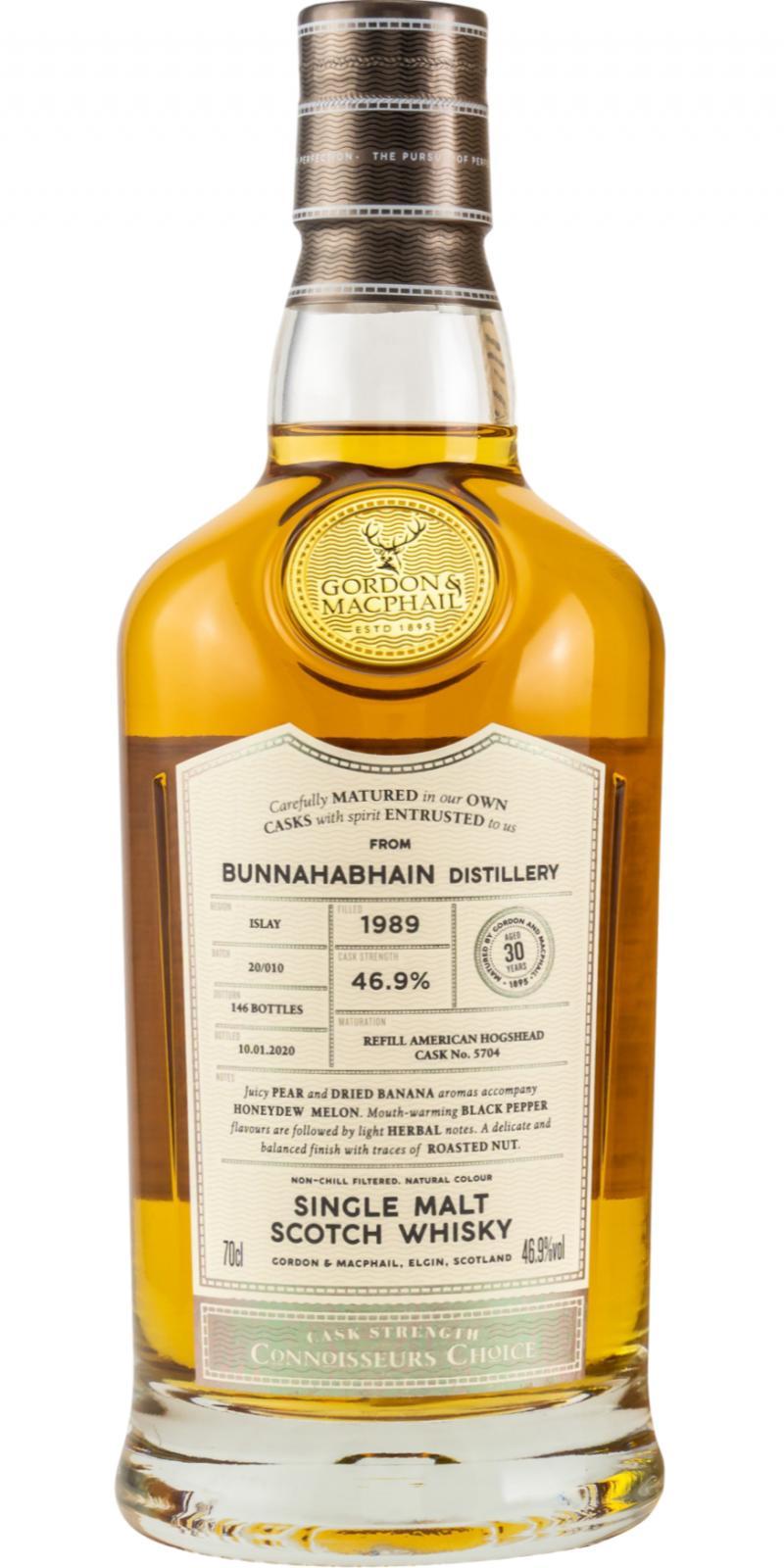 Bunnahabhain 1989 GM Connoisseurs Choice - Cask Strength