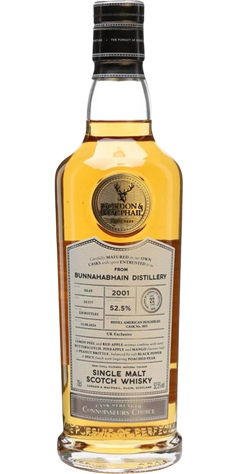 Bunnahabhain 2001 GM Connoisseurs Choice - Cask Strength