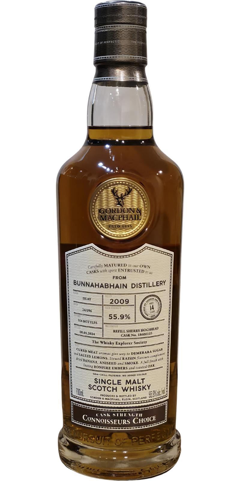 Bunnahabhain 2009 GM Connoisseurs Choice - Cask Strength
