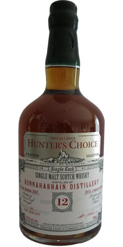 Bunnahabhain 2002 HL Hunter's Choice - A Platinum Selection