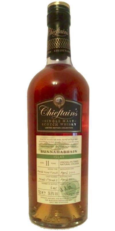 Bunnahabhain 2000 IM Chieftain's