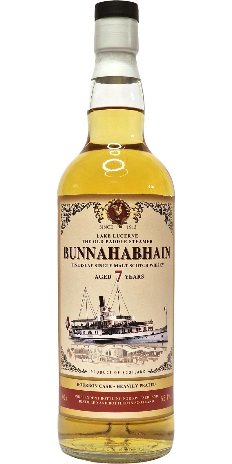 Bunnahabhain 2017 JW Lake Lucerne - The Old Paddle Steamer