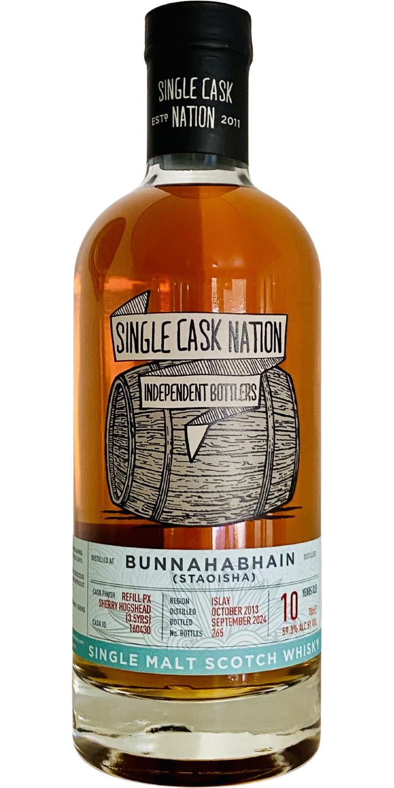 Staoisha 2013 JWC Single Cask Nation