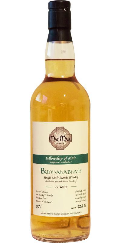 Bunnahabhain 1988 McM Fellowship of Malt