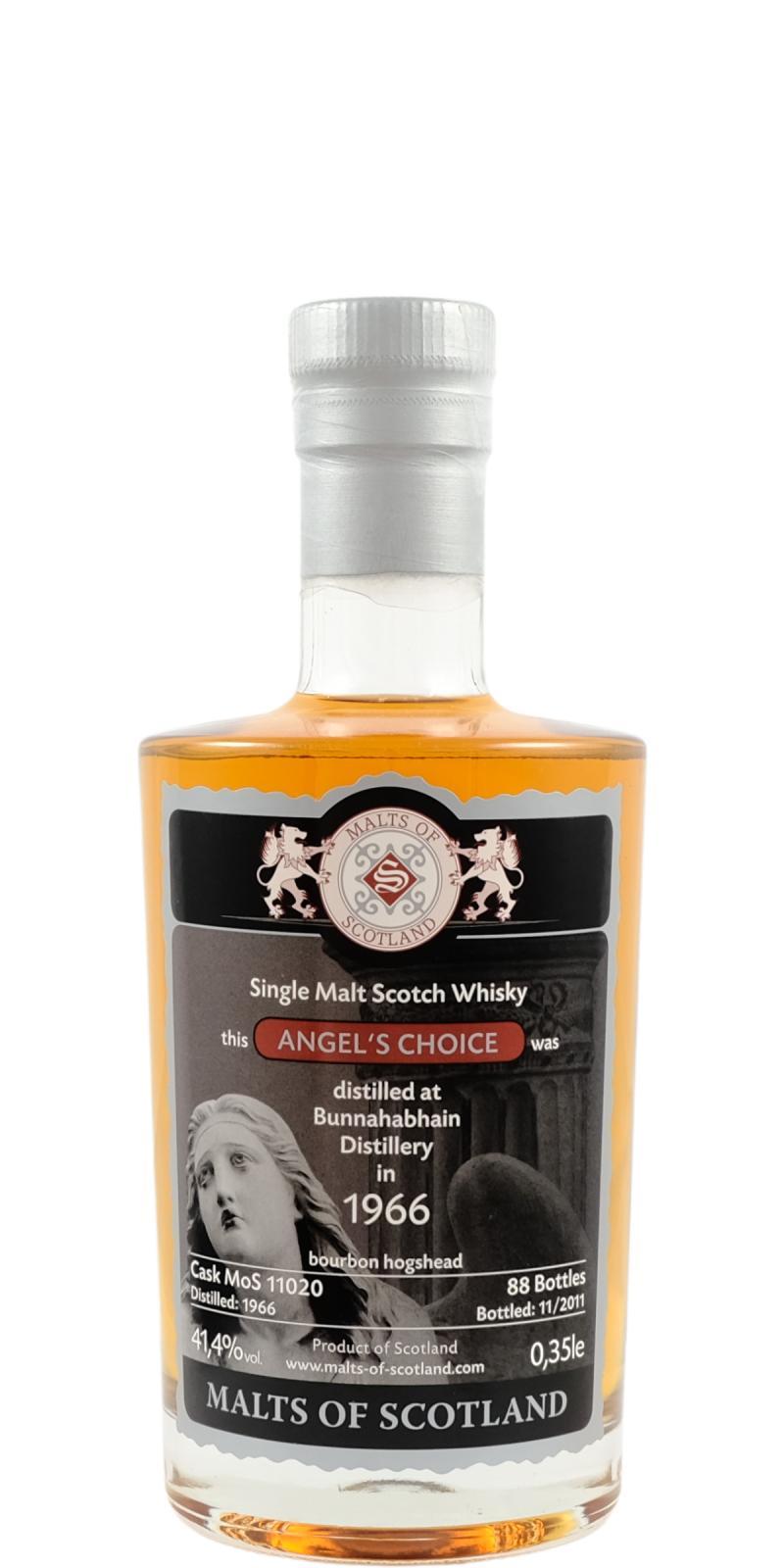 Bunnahabhain 1966 MoS Angel's Choice