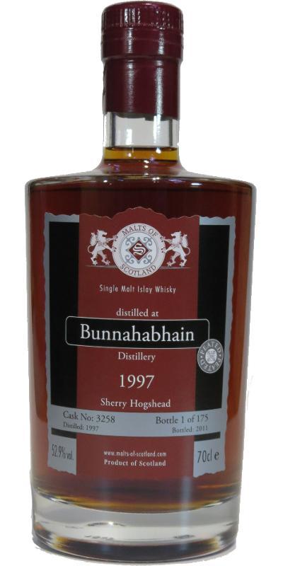 Bunnahabhain 1997 MoS Warehouse Range