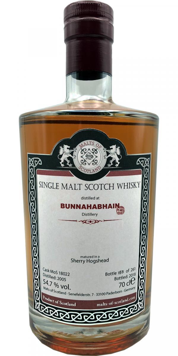 Bunnahabhain 2005 MoS