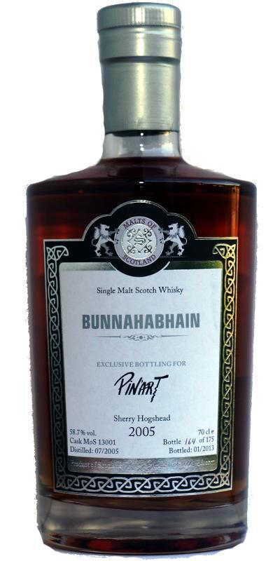 Bunnahabhain 2005 MoS