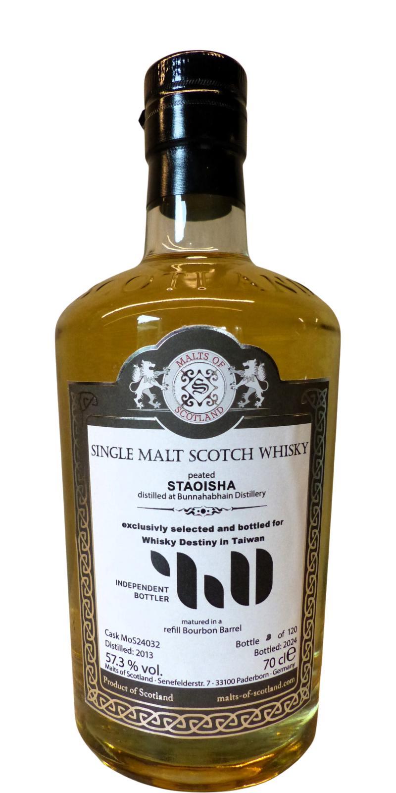 Staoisha 2013 MoS Peated