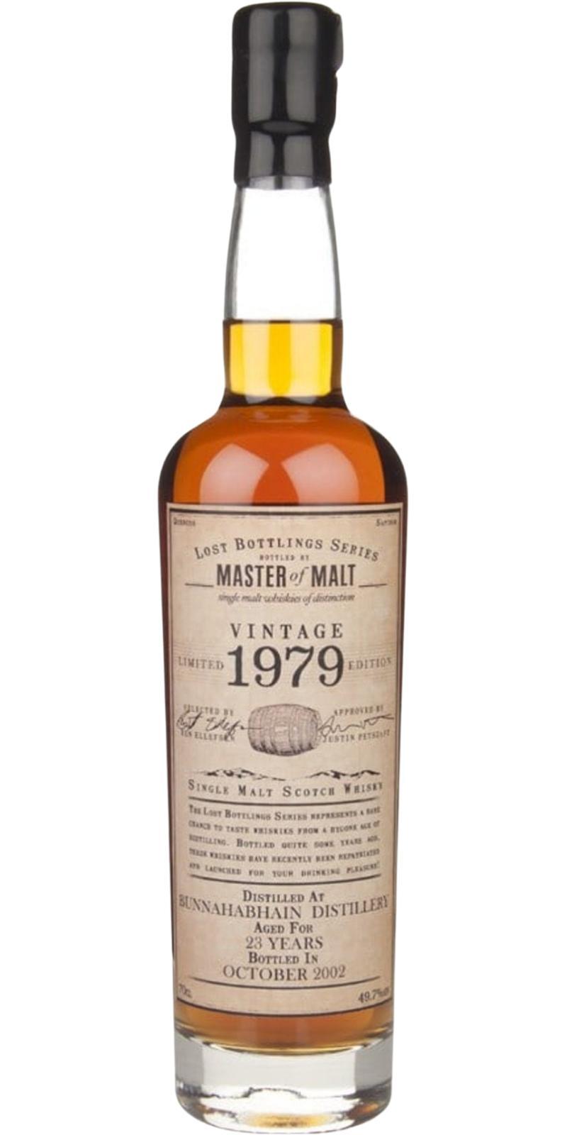 Bunnahabhain 1979 MoM Lost Bottlings Series