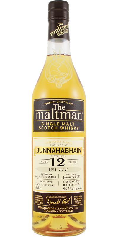 Bunnahabhain 2004 MBl The Maltman