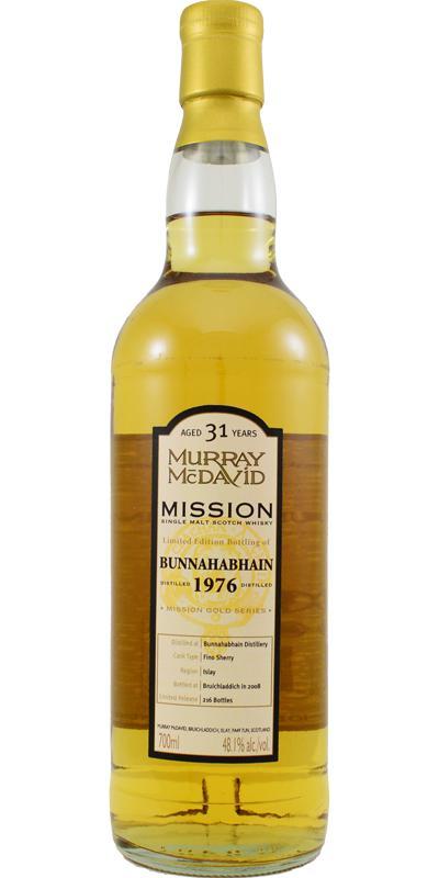 Bunnahabhain 1976 MM Mission Gold